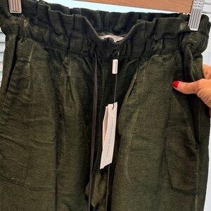 Something Navy Forest Green Joggers